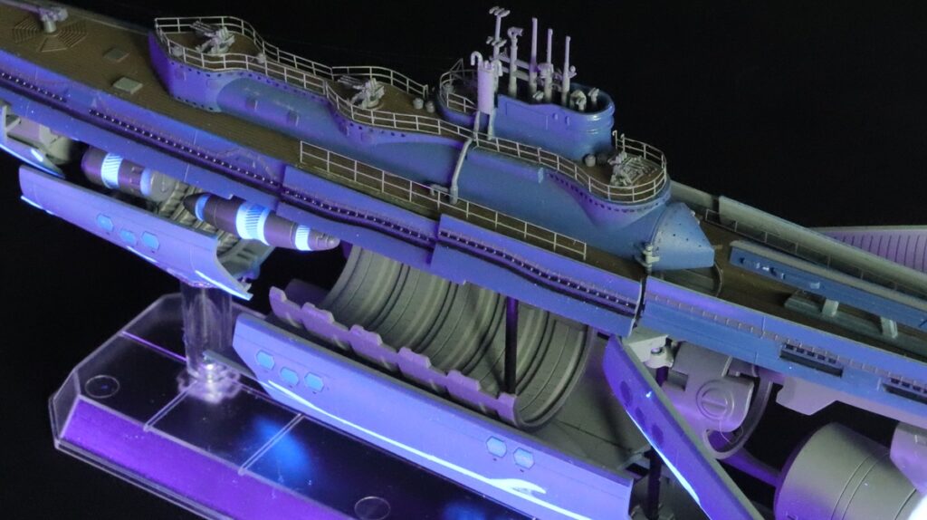 Showcase image representing the gallery of completed 3D-printed ship models and related works.