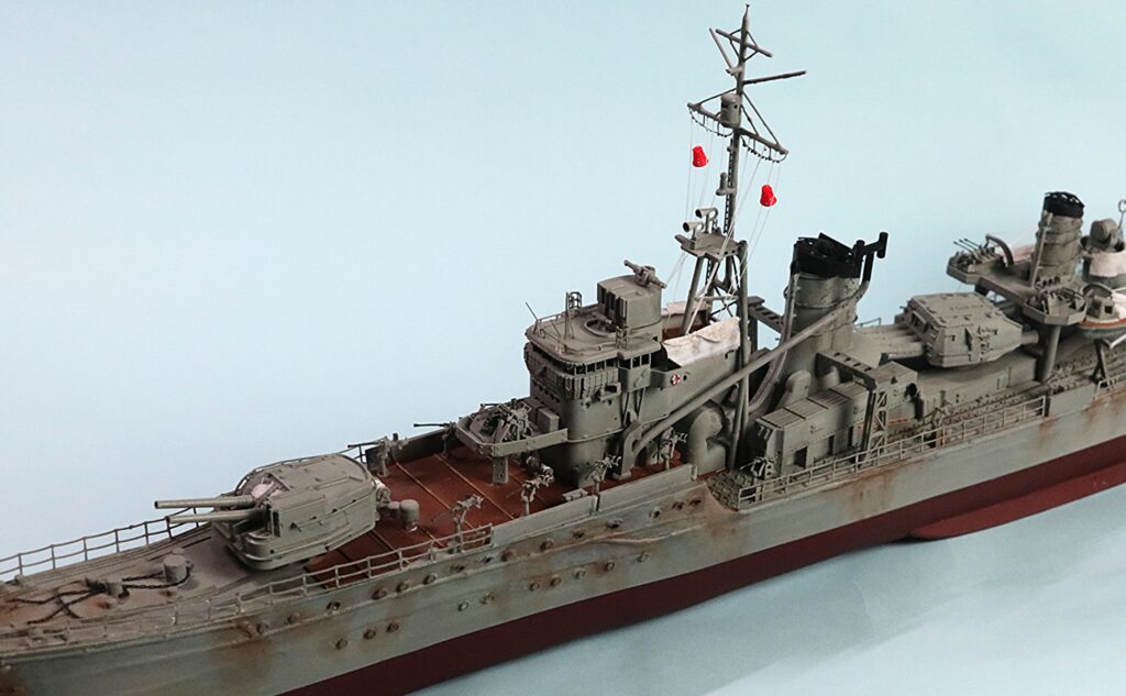 This is full skrached Destroyer Yukikaze using 3D printer