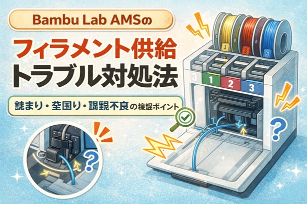 Bambu Lab AMSのフィラメント供給トラブル対処法
