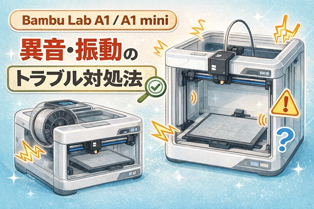 Bambu Lab 3Dプリンターの異音・振動・ベルト系トラブル対処法