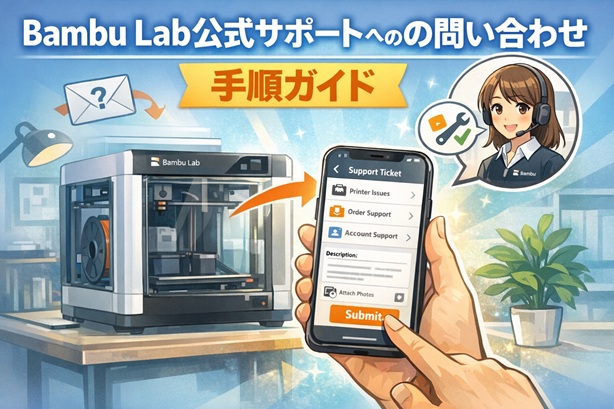Bambu Lab公式サポートへの問い合わせ手順と注意点