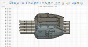 Mirror feature and detail additions to complete the rotating torpedo launcher assembly.