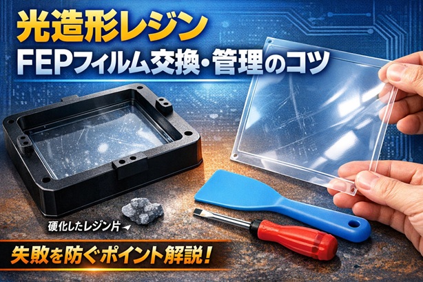 光造形レジンのFEPフィルム交換目安と管理方法｜失敗を減らすポイント