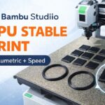 Bambu Studio TPU stable print thumbnail highlighting Volumetric Speed and print speed settings for reliable TPU printing.
