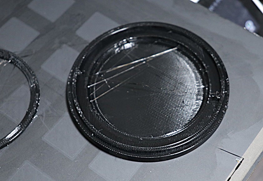TPU print test with fewer parts to reduce travel moves and stringing