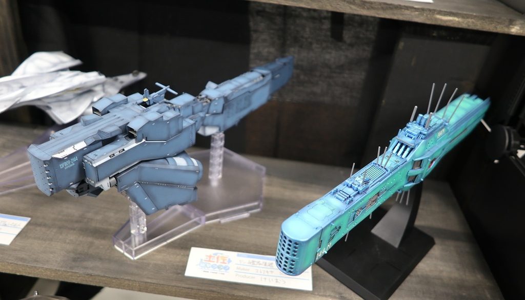 Legend of the Galactic Heroes Hyperion model by Keio displayed at Okahobi 2026