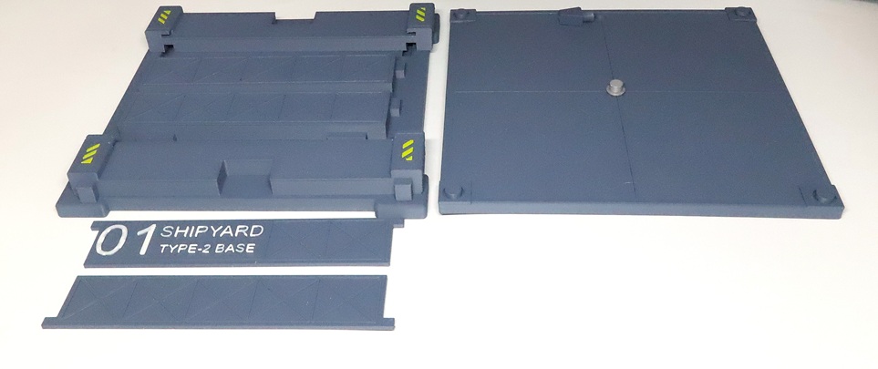 Modular parts of the 3D printed Type-2 display base